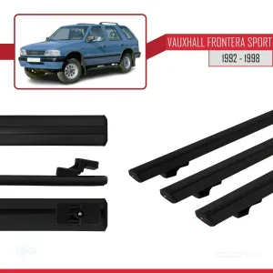 Opel Frontera Sport 1992-1998 Arası ile uyumlu Basic Model Ara Atkı Tavan Barı SİYAH 3 ADET - Görsel 3