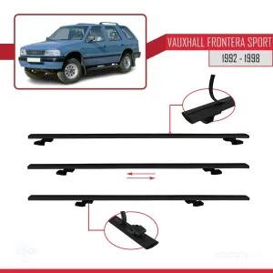 Opel Frontera Sport 1992-1998 Arası ile uyumlu Basic Model Ara Atkı Tavan Barı SİYAH 3 ADET - Görsel 5