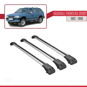 Vauxhall Frontera Sport 1992-1998 Arası ile uyumlu ACE-1 Ara Atkı Tavan Barı GRİ 3 ADET BAR thumb 3