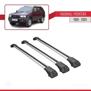 Vauxhall Frontera 1999-2004 Arası ile uyumlu ACE-1 Ara Atkı Tavan Barı GRİ 3 ADET BAR thumb 3