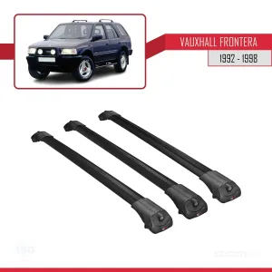 Vauxhall Frontera 1992-1998 Arası ile uyumlu ACE-1 Ara Atkı Tavan Barı SİYAH 3 ADET BAR thumb 3
