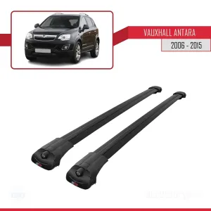 Vauxhall Antara 2006-2015 Arası ile uyumlu ACE-1 Ara Atkı Tavan Barı SİYAH - Görsel 3