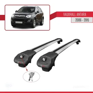 Vauxhall Antara 2006-2015 Arası ile uyumlu ACE-1 Ara Atkı Tavan Barı GRİ - Görsel 4