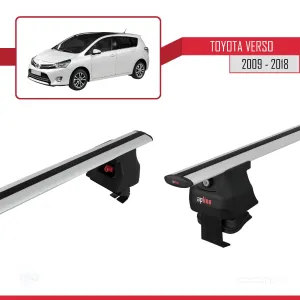 Toyota Verso 2009-2018 Arası ile uyumlu ACE-4 Ara Atkı Tavan Barı GRİ - Görsel 3
