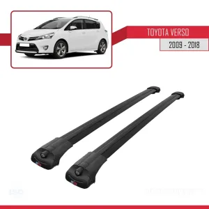 Toyota Verso 2009-2018 Arası ile uyumlu ACE-1 Ara Atkı Tavan Barı SİYAH - Görsel 3