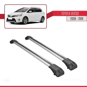 Toyota Verso 2009-2018 Arası ile uyumlu ACE-1 Ara Atkı Tavan Barı GRİ - Görsel 3
