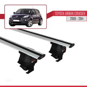 Toyota Urban Cruiser 2008-2014 Arası ile uyumlu ACE-4 Ara Atkı Tavan Barı GRİ thumb 2