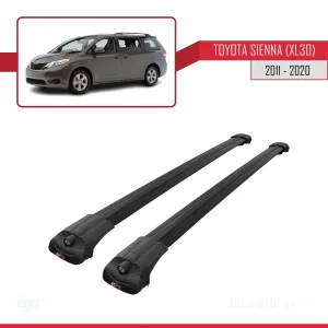 Toyota Sienna (XL30) 2011-2020 Arası ile uyumlu ACE-1 Ara Atkı Tavan Barı SİYAH thumb 3