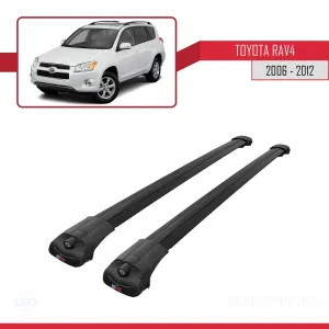 Toyota RAV4 2006-2012 Arası ile uyumlu ACE-1 Ara Atkı Tavan Barı SİYAH thumb 3