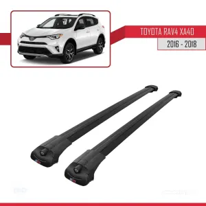 Toyota RAV4 (XA40) 2016-2018 Arası ile uyumlu ACE-1 Ara Atkı Tavan Barı SİYAH thumb 3