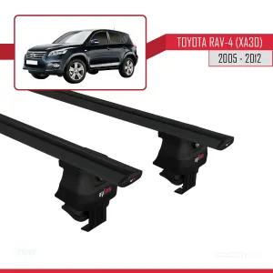 Toyota RAV4 (XA30) 2005-2012 Arası ile uyumlu ACE-4 Ara Atkı Tavan Barı SİYAH - Görsel 4