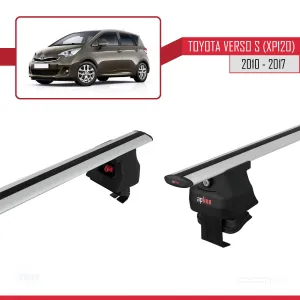 Toyota Ractis / Verso S (XP120) 2010-2017 Arası ile uyumlu ACE-4 Ara Atkı Tavan Barı GRİ thumb 3