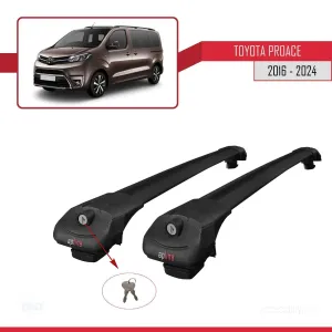Toyota Proace 2016 ve Sonrası ile uyumlu ACE-1 Ara Atkı Tavan Barı SİYAH - Görsel 4