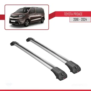 Toyota Proace 2016 ve Sonrası ile uyumlu ACE-1 Ara Atkı Tavan Barı GRİ thumb 3