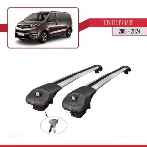 Toyota Proace 2016 ve Sonrası ile uyumlu ACE-1 Ara Atkı Tavan Barı GRİ thumb 4