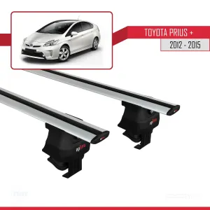 Toyota Prius + 2012-2015 Arası ile uyumlu ACE-4 Ara Atkı Tavan Barı GRİ - Görsel 2