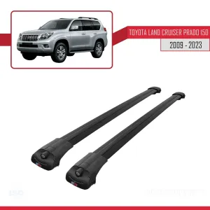 Toyota Land Cruiser Prado (J150) 2009-2023 Arası ile uyumlu ACE-1 Ara Atkı Tavan Barı SİYAH thumb 3