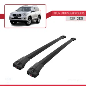 Toyota Land Cruiser Prado (J125) 2007-2009 Arası ile uyumlu ACE-1 Ara Atkı Tavan Barı SİYAH thumb 3