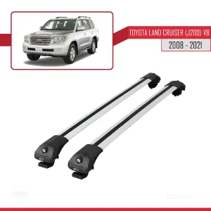 Toyota Land Cruiser (J200) V8 2008-2021 Arası ile uyumlu ACE-1 Ara Atkı Tavan Barı GRİ thumb 3