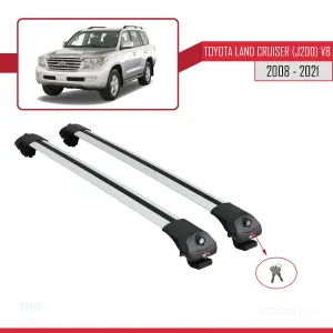 Toyota Land Cruiser (J200) V8 2008-2021 Arası ile uyumlu ACE-1 Ara Atkı Tavan Barı GRİ thumb 4