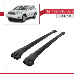 Toyota Highlander (XU40) 2008-2013 Arası ile uyumlu ACE-1 Ara Atkı Tavan Barı SİYAH thumb 3
