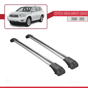 Toyota Highlander (XU40) 2008-2013 Arası ile uyumlu ACE-1 Ara Atkı Tavan Barı GRİ thumb 3