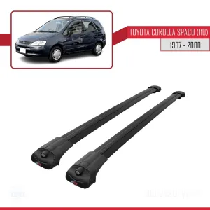 Toyota Corolla Spacio (E110) 1997-2000 Arası ile uyumlu ACE-1 Ara Atkı Tavan Barı SİYAH - Görsel 3