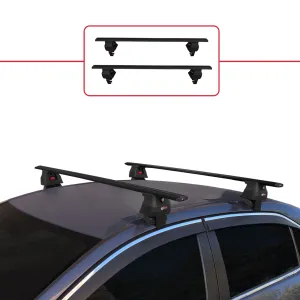 Toyota Corolla 2012-2018 Arası ile uyumlu ACE-4 Ara Atkı Tavan Barı SİYAH - Görsel 2