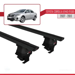 Toyota Corolla 2006-2013 Arası ile uyumlu ACE-4 Ara Atkı Tavan Barı SİYAH thumb 4