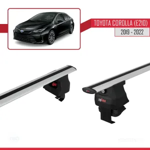 Toyota Corolla (E210) Sedan 2019-2022 Arası ile uyumlu ACE-4 Ara Atkı Tavan Barı GRİ thumb 2