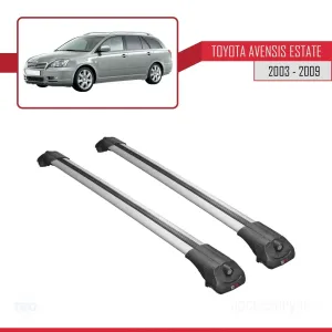 Toyota Avensis SW 2003-2009 Arası ile uyumlu ACE-1 Ara Atkı Tavan Barı GRİ thumb 3