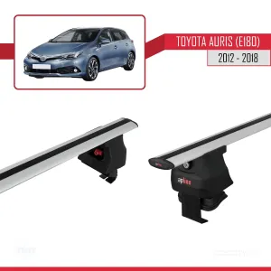 Toyota Auris / Corolla (E180) 2012-2018 Arası ile uyumlu ACE-4 Ara Atkı Tavan Barı GRİ - Görsel 3
