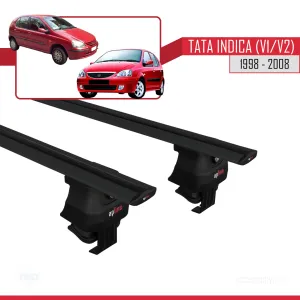 Tata Indica (V1/V2) 1998-2008 Arası ile uyumlu ACE-4 Ara Atkı Tavan Barı SİYAH - Görsel 3