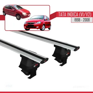 Tata Indica (V1/V2) 1998-2008 Arası ile uyumlu ACE-4 Ara Atkı Tavan Barı GRİ thumb 3
