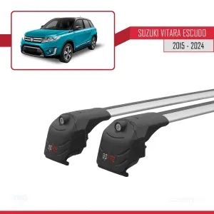 Suzuki Vitara / Escudo (LY) 2015 ve Sonrası ile uyumlu ACE-2 Ara Atkı Tavan Barı GRİ thumb 4