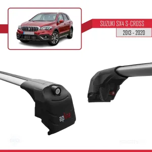 Suzuki SX4 S-CROSS 2014-2021 Arası ile uyumlu ACE-2 Ara Atkı Tavan Barı GRİ - Görsel 4