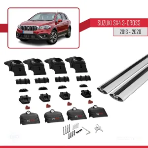 Suzuki SX4 S-CROSS 2014-2021 Arası ile uyumlu ACE-2 Ara Atkı Tavan Barı GRİ - Görsel 5