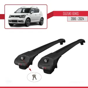 Suzuki Ignıs 2016 ve Sonrası ile uyumlu ACE-1 Ara Atkı Tavan Barı SİYAH thumb 4