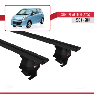 Suzuki Alto (HA25) 2009-2014 Arası ile uyumlu ACE-4 Ara Atkı Tavan Barı SİYAH - Görsel 4