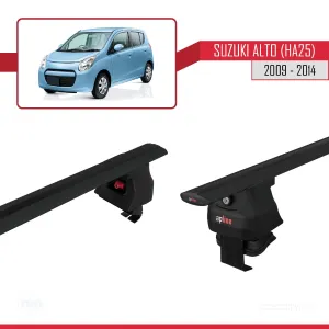 Suzuki Alto (HA25) 2009-2014 Arası ile uyumlu ACE-4 Ara Atkı Tavan Barı SİYAH - Görsel 5