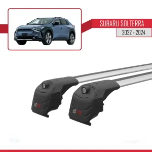 Subaru Solterra 2022 ve Sonrası ile uyumlu ACE-2 Ara Atkı Tavan Barı GRİ - Görsel 4