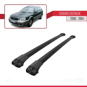 Subaru Outback 2000-2004 Arası ile uyumlu ACE-1 Ara Atkı Tavan Barı SİYAH thumb 3