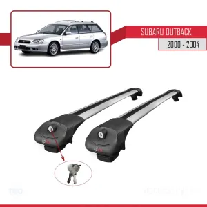 Subaru Outback 2000-2004 Arası ile uyumlu ACE-1 Ara Atkı Tavan Barı GRİ thumb 4