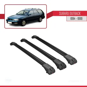 Subaru Outback 1994-1999 Arası ile uyumlu ACE-1 Ara Atkı Tavan Barı SİYAH 3 ADET BAR thumb 3