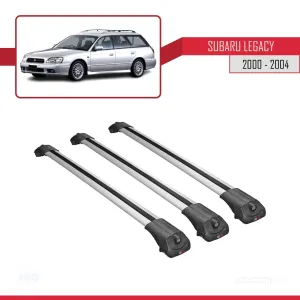Subaru Legacy 2000-2004 Arası ile uyumlu ACE-1 Ara Atkı Tavan Barı GRİ 3 ADET BAR - Görsel 3
