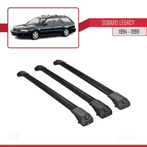Subaru Legacy 1994-1999 Arası ile uyumlu ACE-1 Ara Atkı Tavan Barı SİYAH 3 ADET BAR thumb 3