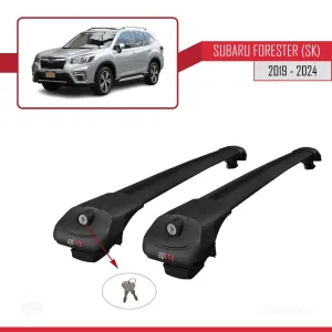 Subaru Forester (SK) 2019 ve Sonrası ile uyumlu ACE-1 Ara Atkı Tavan Barı SİYAH - Görsel 4