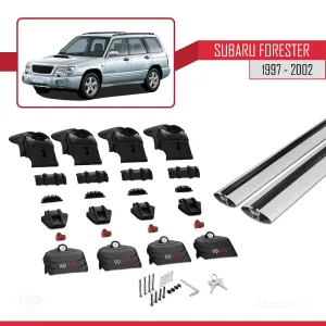 Subaru Forester (SF) 1997-2002 Arası ile uyumlu ACE-2 Ara Atkı Tavan Barı GRİ - Görsel 5