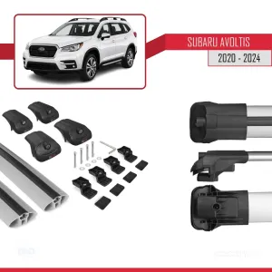 Subaru Evoltis 2020 ve Sonrası ile uyumlu ACE-1 Ara Atkı Tavan Barı GRİ - Görsel 5