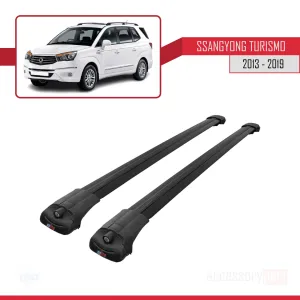 Ssangyong Turismo 2013-2019 Arası ile uyumlu ACE-1 Ara Atkı Tavan Barı SİYAH - Görsel 3
